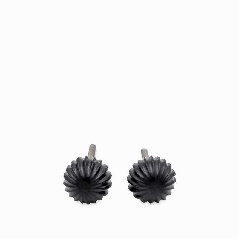 Pomo-esfera-rayas-negro-set-x-2