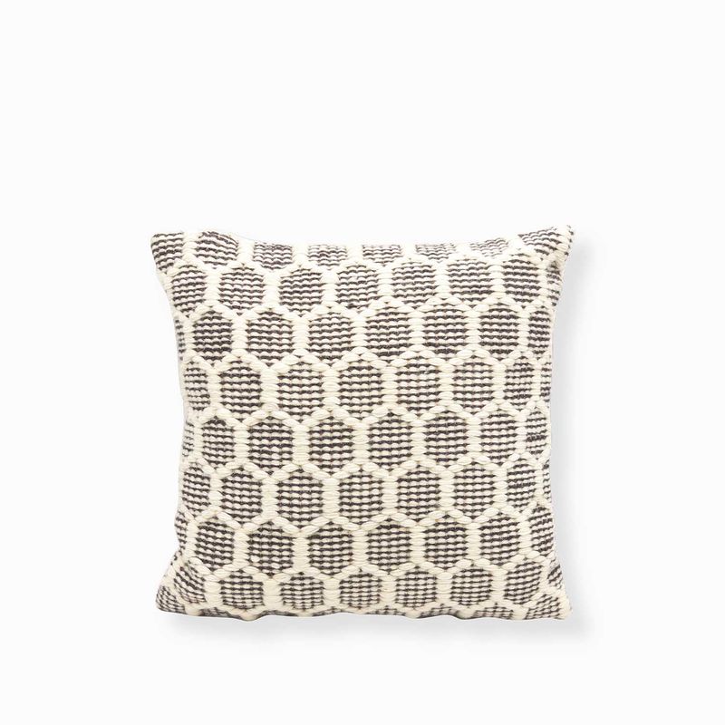 Cojin-panal-beige-45x45cm
