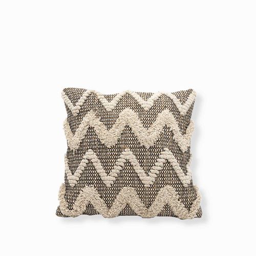 Cojin olas beige 45x45cm