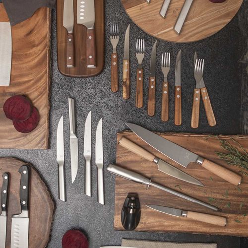 Setx3 cuchillos shun en madera
