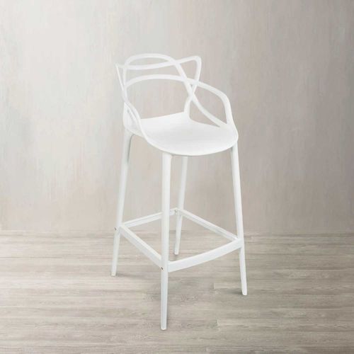 Silla bar York blanca