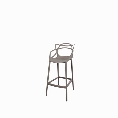 Silla de bar York gris