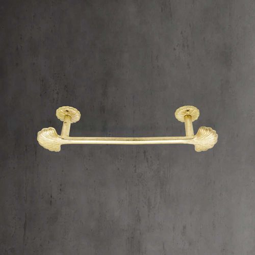 Soporte para toalla flor Brass