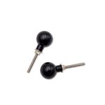 Pomo-esfera-negro-set-x-2