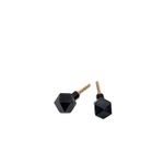 Pomo-piramide-negro-set-x-2