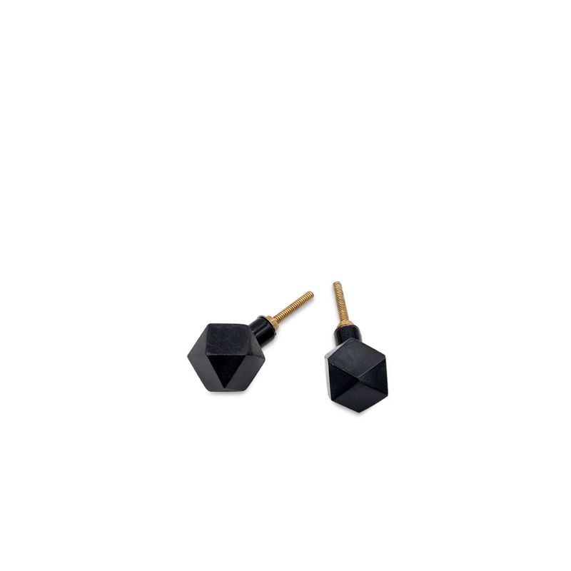Pomo-piramide-negro-set-x-2