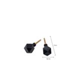 Pomo-piramide-negro-set-x-2