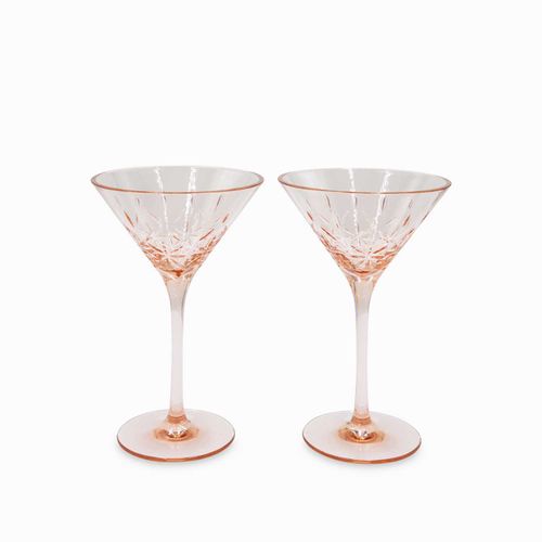Copa Martini Agata rosada setx2