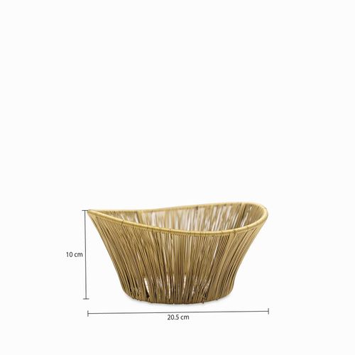 Canasta Freya dorada