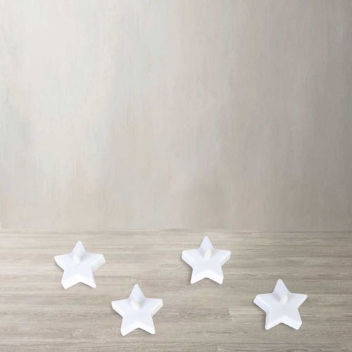 Set x 4 mini velas Estrella Led