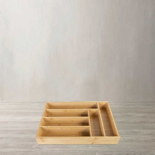 Caja para cubiertos en bambú