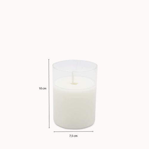 Vela led en recipiente 10 x 7.5 cm