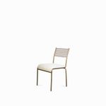 Silla-Lineas-Doradas-en-lino-beige