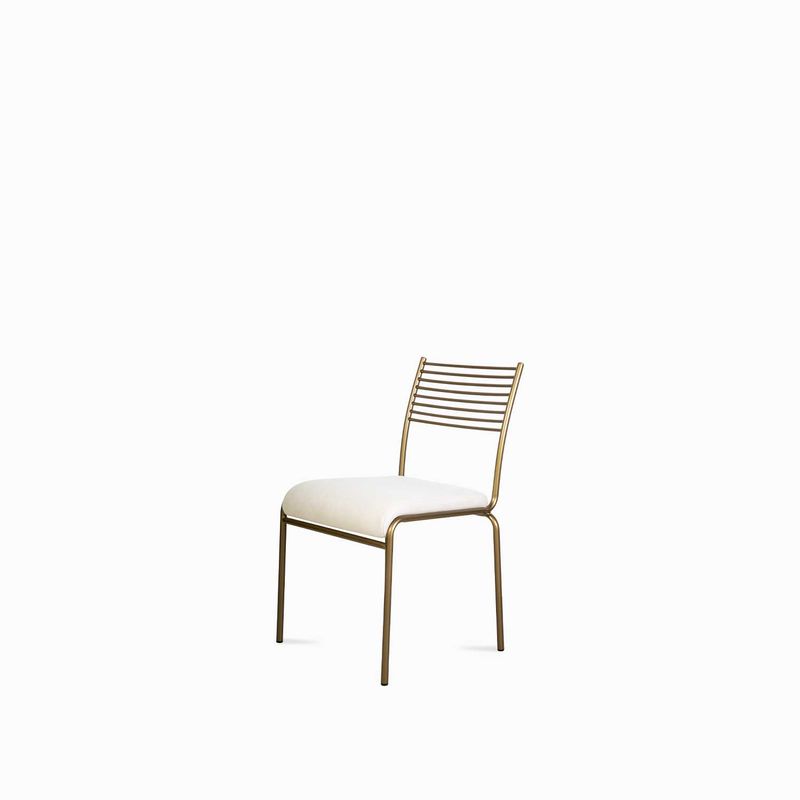 Silla-Lineas-Doradas-en-lino-beige