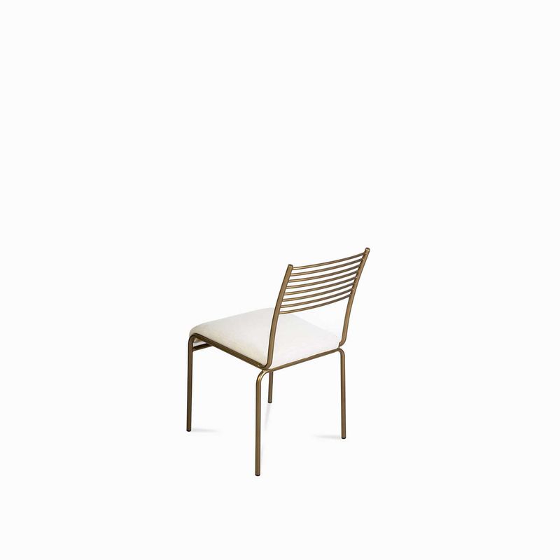 Silla-Lineas-Doradas-en-lino-beige