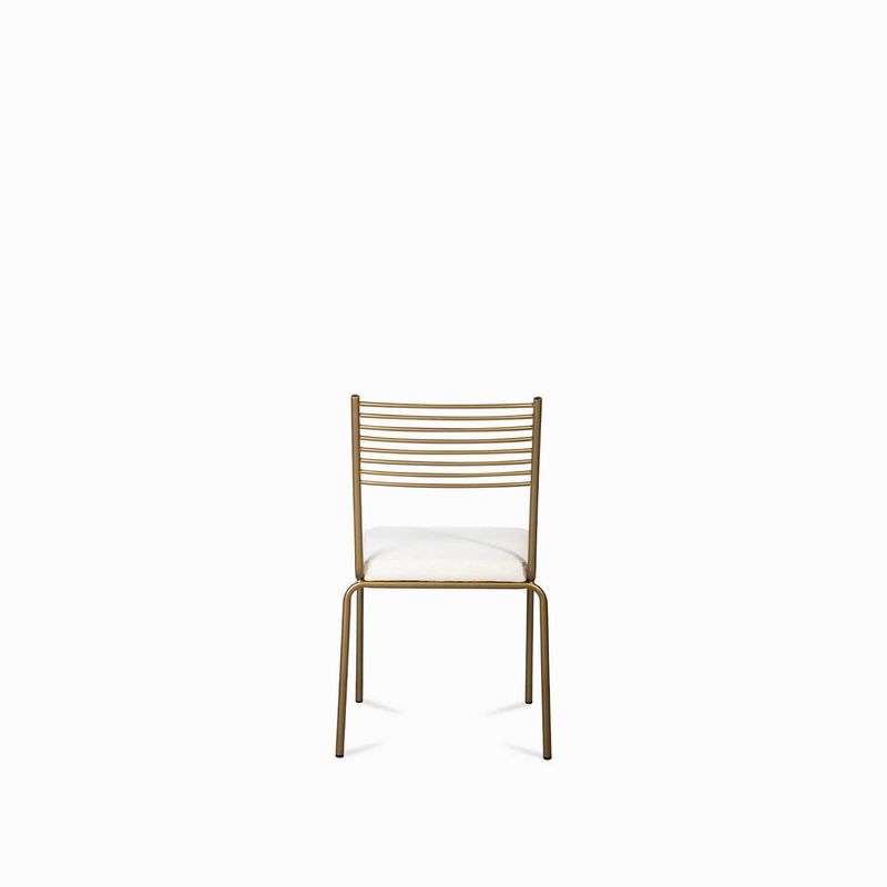 Silla-Lineas-Doradas-en-lino-beige