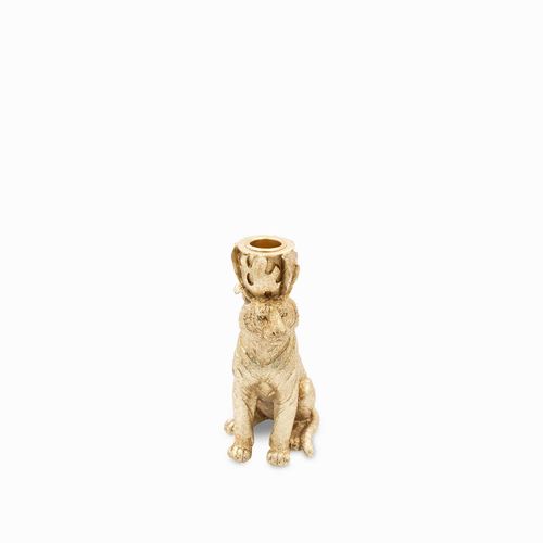 Candelabro tigre sentado