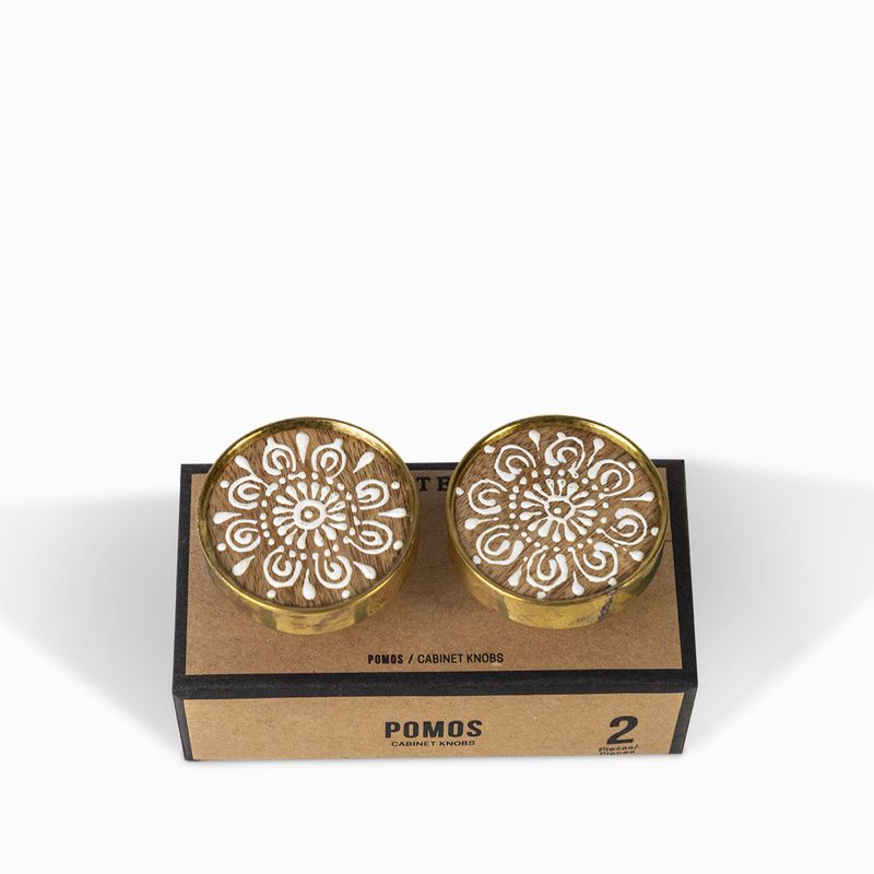 Pomo-madera-wask-borde-dorado-set-x-2