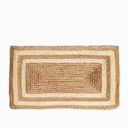 Tapete Yute Marco Blanco 76 x 120 cm
