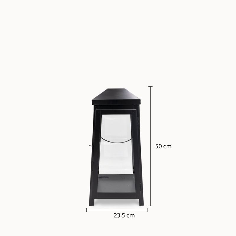 Farol-Nova-negro-22x20x50cm