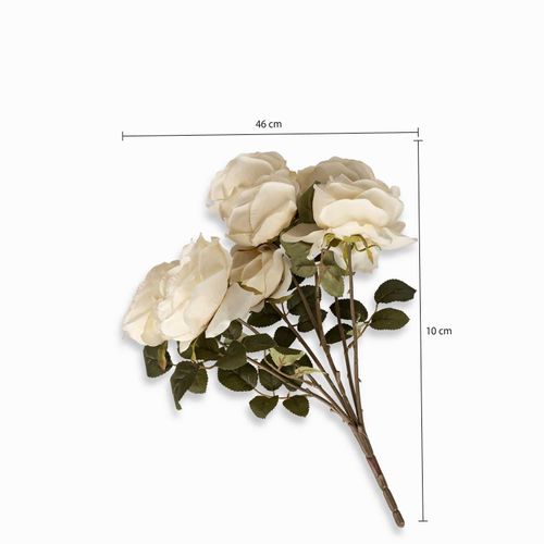 Bouquet Rosas crema