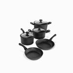 Set-de-ollas-aluminio-forjado-negro-8-piezas