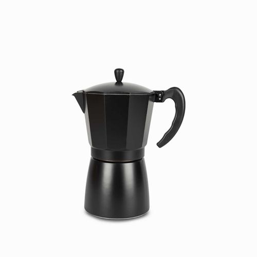 Cafetera Moka 12 tazas negra