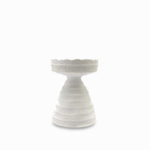 Candelabro pilar blanco 17cm