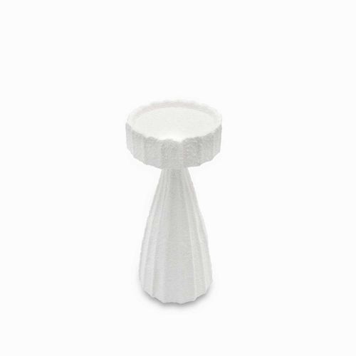 Candelabro pilar blanco 26cm