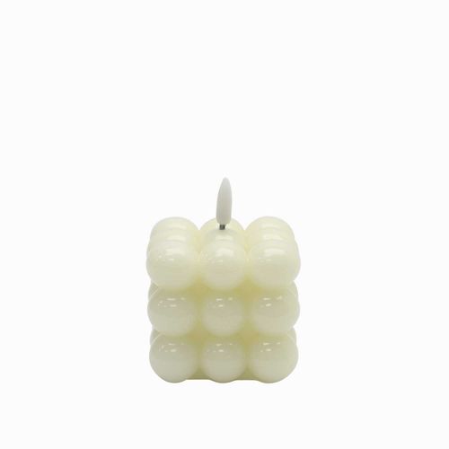Vela led cubo 7.5cm