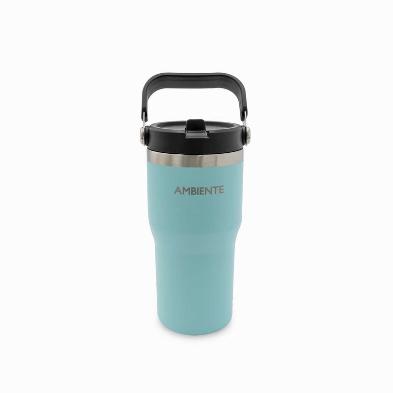 Termo-doble-pared-menta-con-manija-600ml