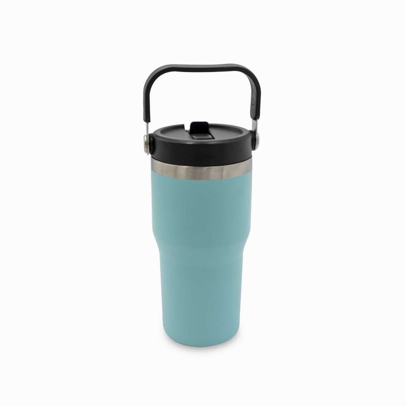 Termo-doble-pared-menta-con-manija-600ml