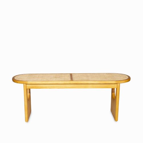 Banca esterilla color natural 43x120x35