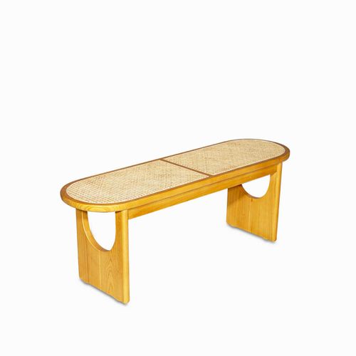 Banca esterilla color natural 43x120x35