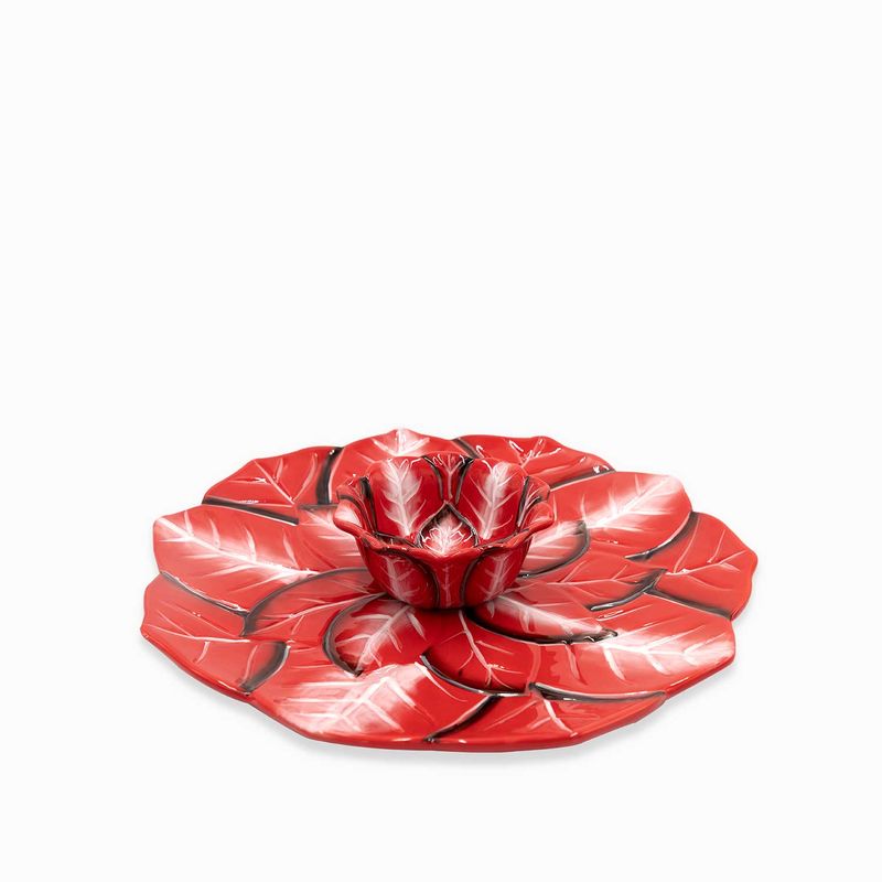 Chip-and-dip-Poinsettia