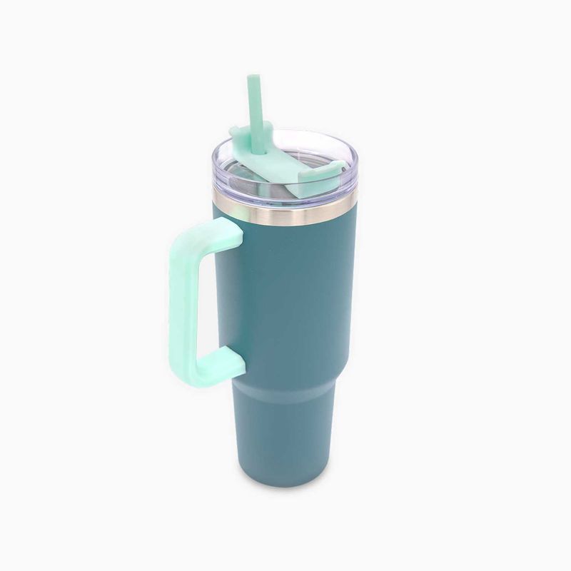 Termo-doble-pared-verde-con-pitillo-1200ml