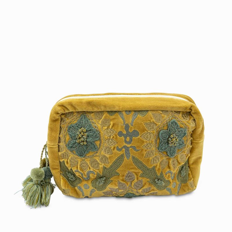 Bolsa-mostaza-flores-bordadas