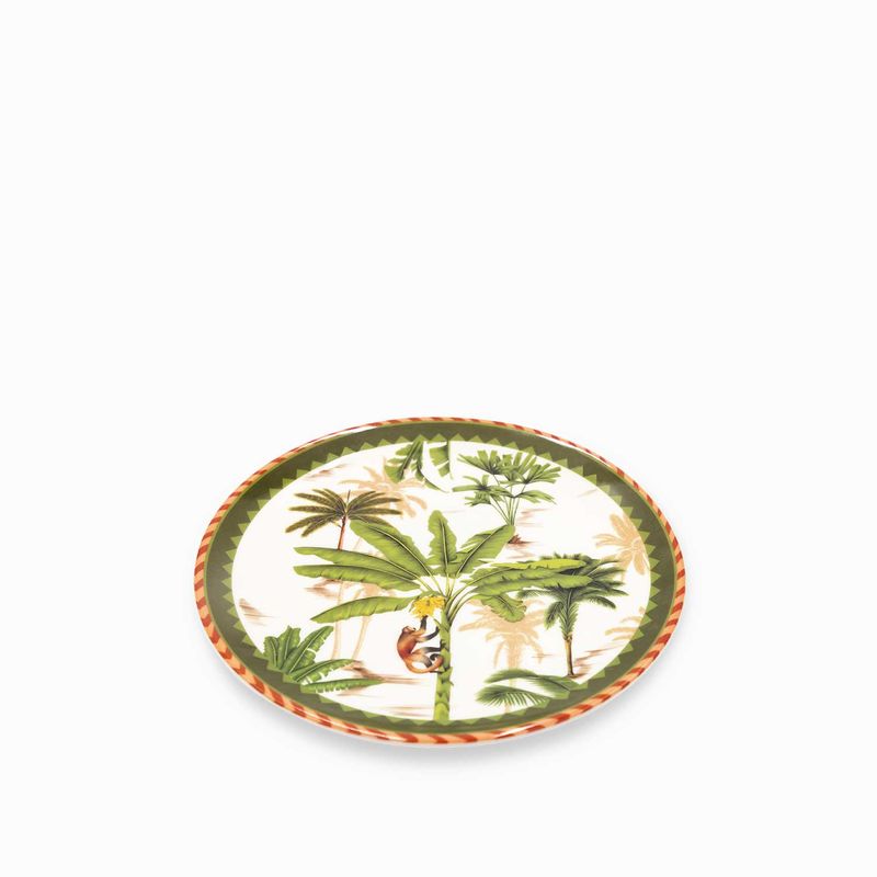 Plato-palmeras-mono-20-cm
