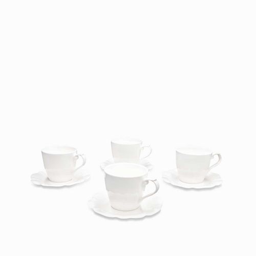 Pocillo y plato Dina 180ml setx4