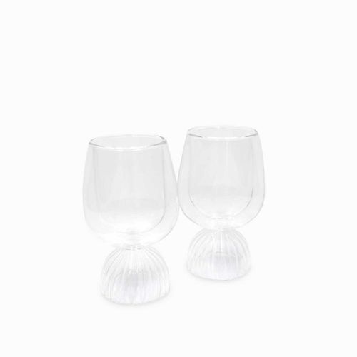 Copa cordial doble pared 220ml setx2
