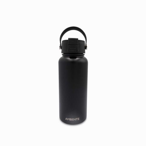 Termo doble pared negro 950ml