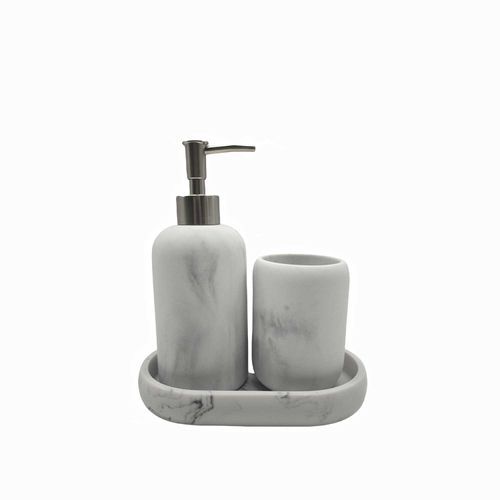 Set baño mármol