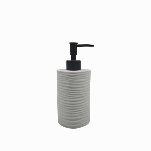 Dispensador de jabón blanco