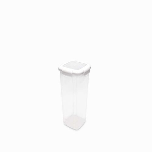 Recipiente hermético blanco largo 1800 ml