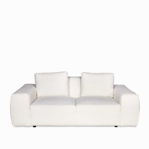 Sofá 2 ptos Pompeya beige 82x195x100