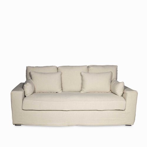 Sofá brume 2 ptos beige 84x190x97 cm