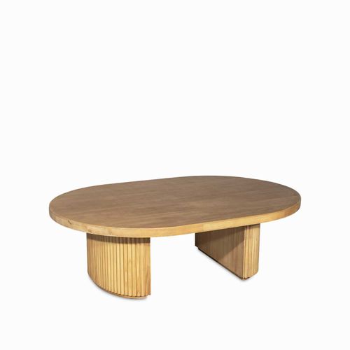 Mesa de centro ovalada Nory 40x130x90