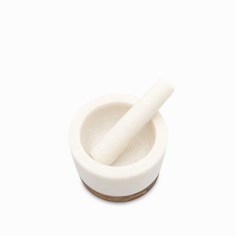 Mortero-marmol-base-madera-14-cm