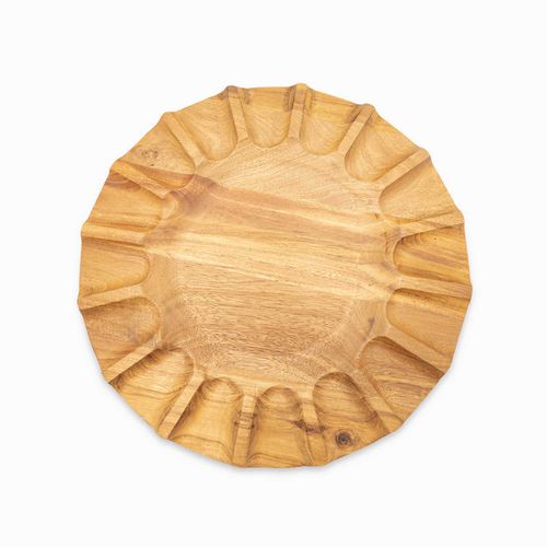 Plato base Mori acacia 35cm