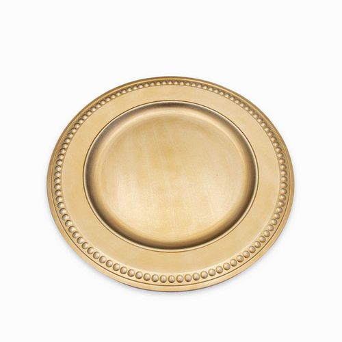 Plato base Olivia silver 33cm